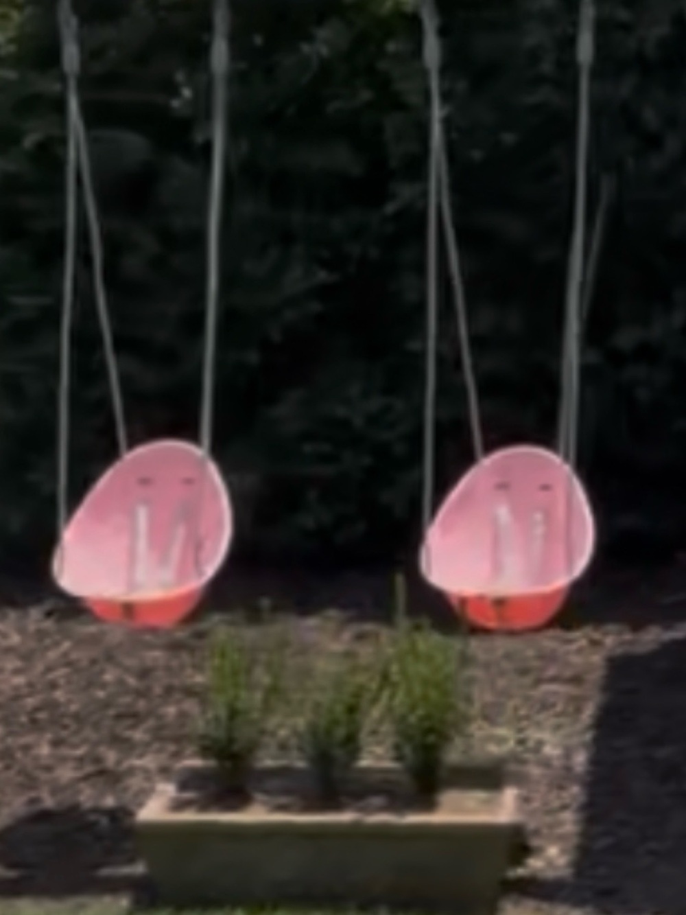 One - Kids Pink Toddler Swing Seat - Secure Outdoor Swing
